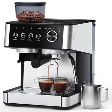 COWSAR 20 Bar Espresso Machine with Grinder