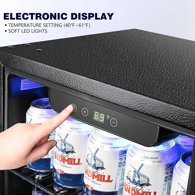 Wine Cooler Mini Fridge 1.3 cu.ft